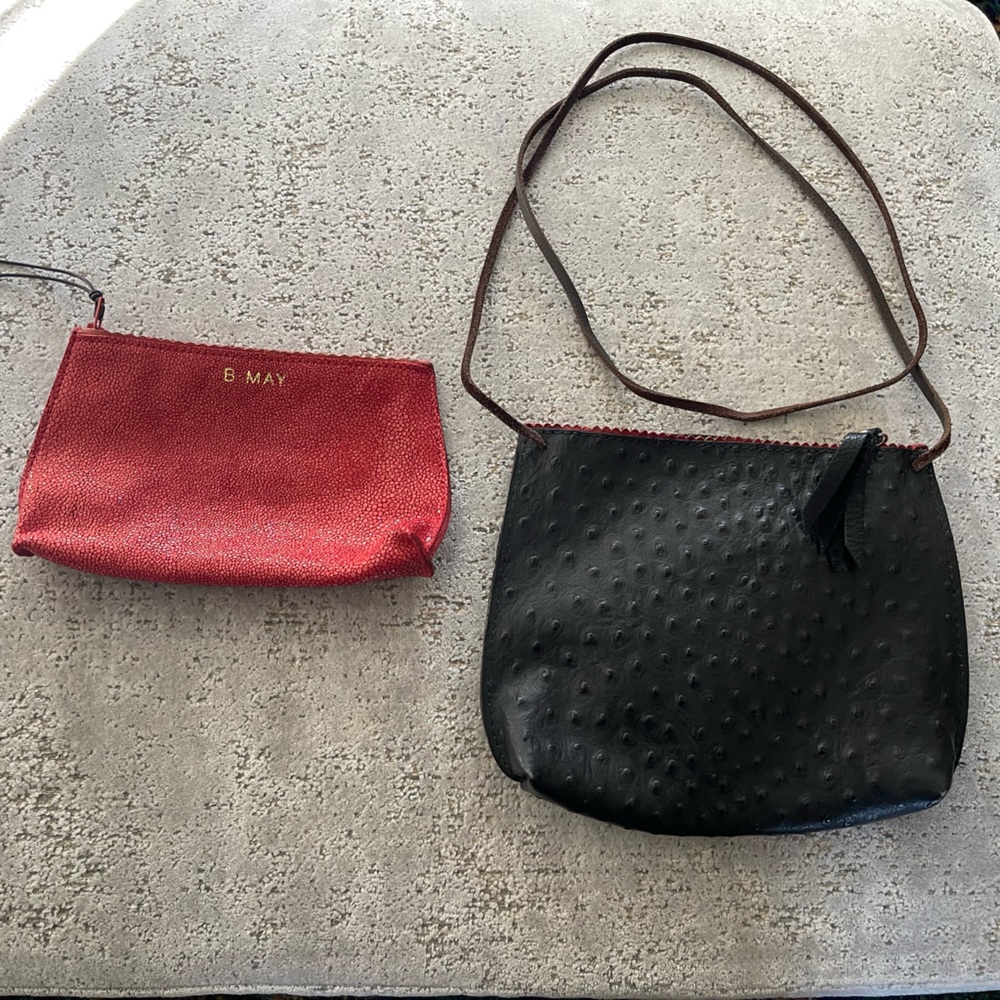 B. May Strappy Pouch & Lipstick Pouch.
